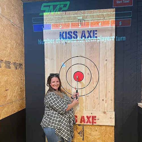 Axe throwing year round AT Southern Maryland Paintball